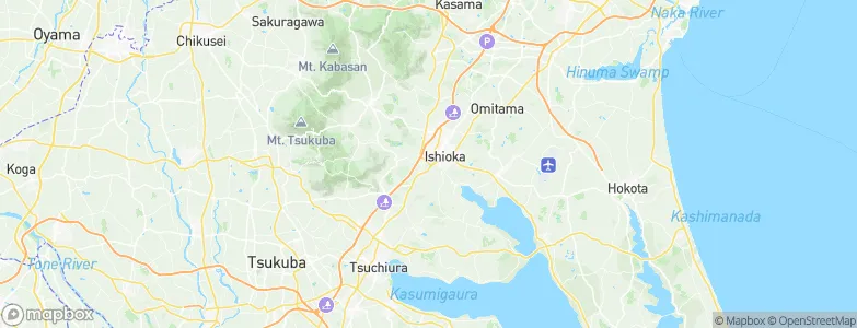 Ishioka, Japan Map
