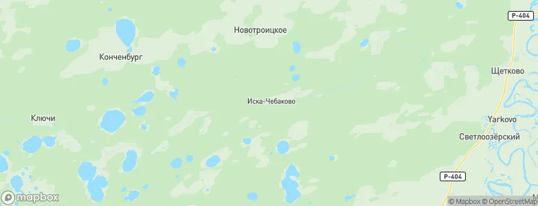 Iska-Chebakova, Russia Map