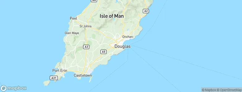 Isle of Man, Isle of Man Map