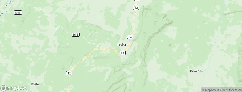 Isoka, Zambia Map