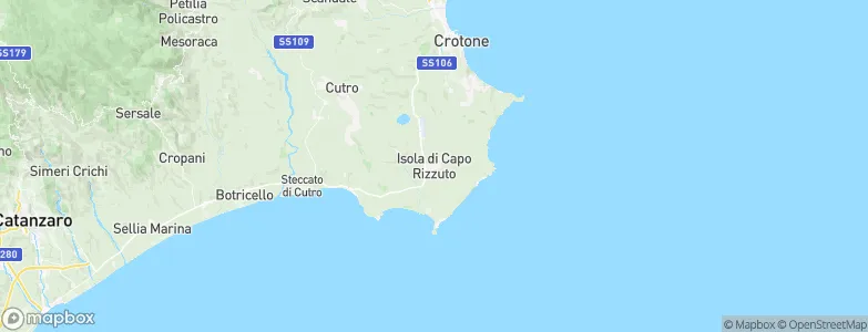 Isola di Capo Rizzuto, Italy Map