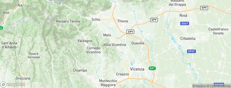 Isola Vicentina, Italy Map