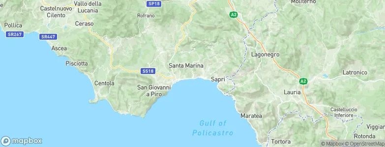 Ispani, Italy Map