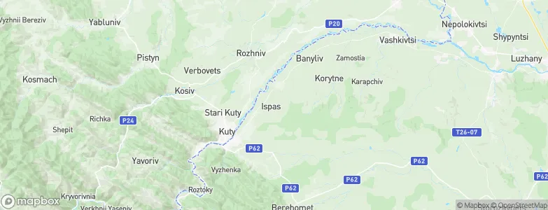 Ispas, Ukraine Map