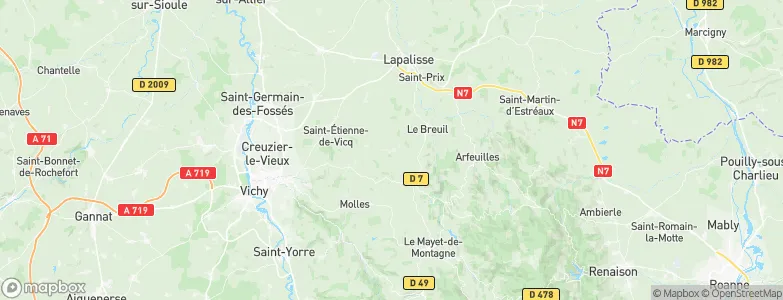 Isserpent, France Map