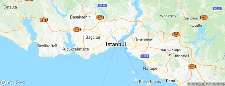 Istanbul, Turkey Map