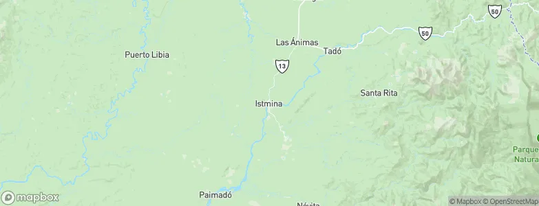 Istmina, Colombia Map