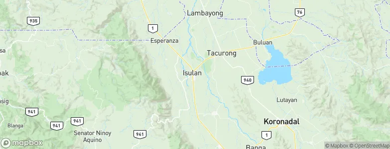 Isulan, Philippines Map