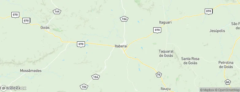 Itaberaí, Brazil Map
