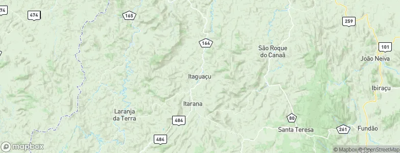 Itaguaçu, Brazil Map