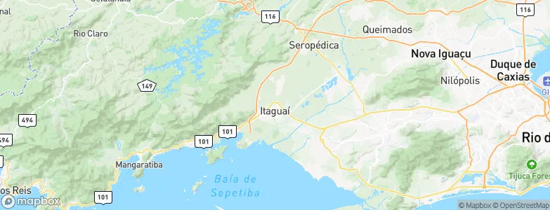 Itaguaí, Brazil Map