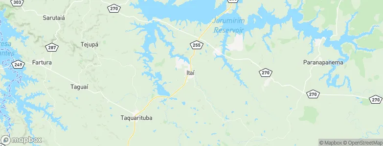 Itaí, Brazil Map