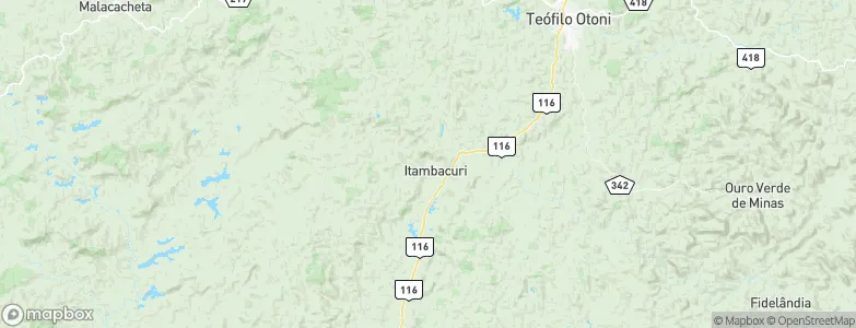 Itambacuri, Brazil Map