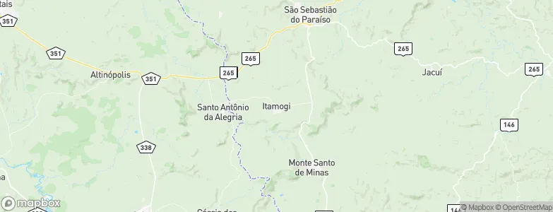 Itamogi, Brazil Map