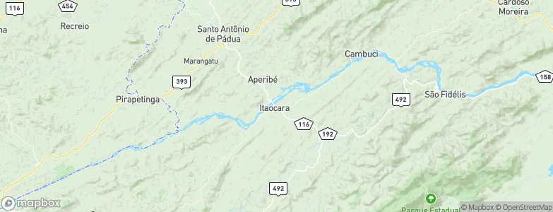 Itaocara, Brazil Map