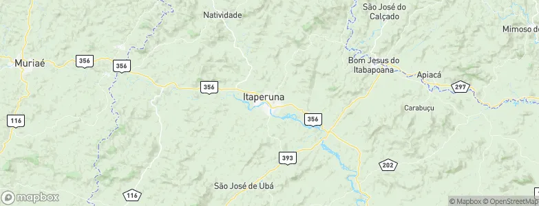Itaperuna, Brazil Map
