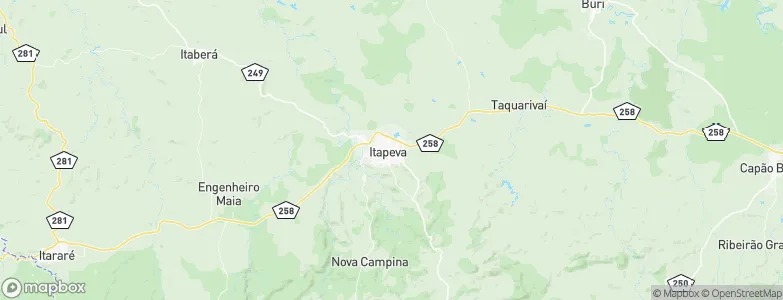 Itapeva, Brazil Map