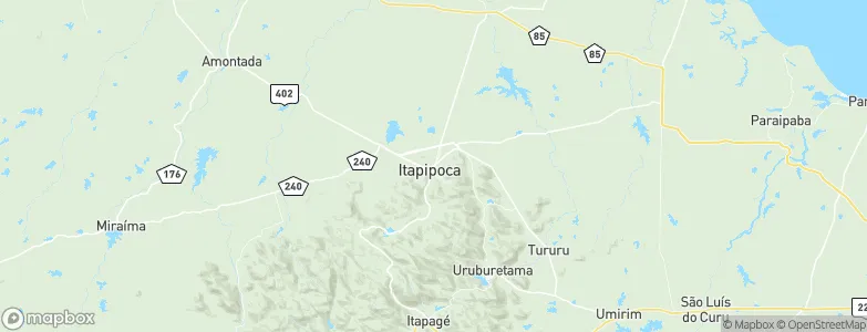 Itapipoca, Brazil Map