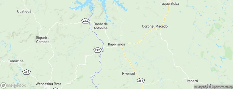 Itaporanga, Brazil Map