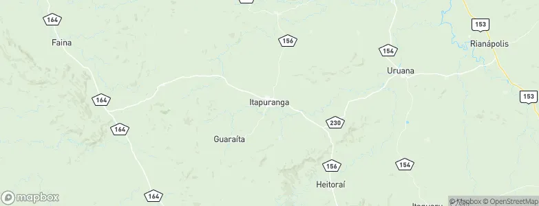 Itapuranga, Brazil Map