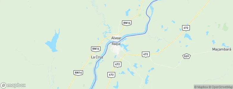 Itaqui, Brazil Map