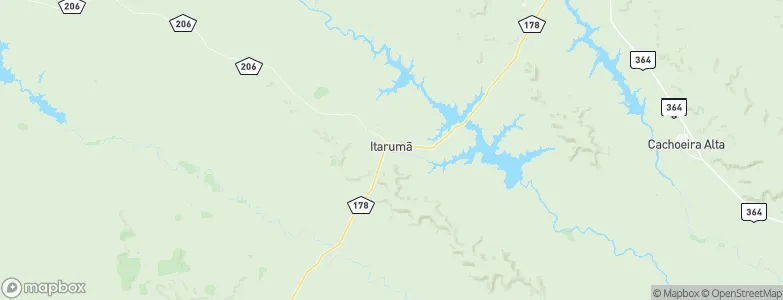 Itarumã, Brazil Map