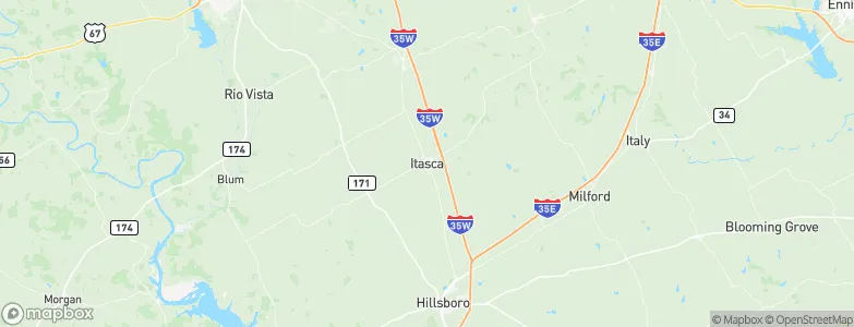 Itasca, United States Map