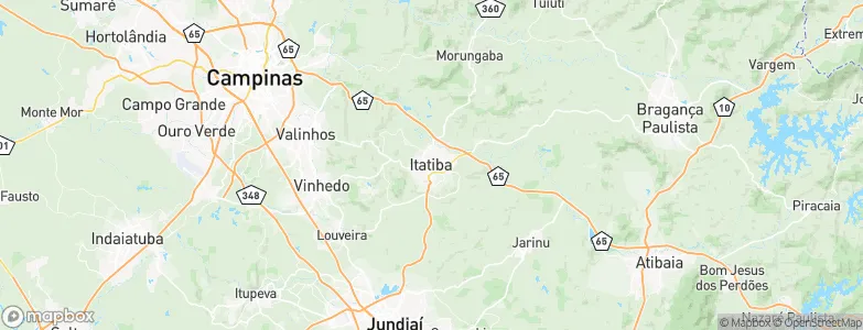 Itatiba, Brazil Map