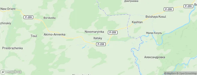 Itatskiy, Russia Map