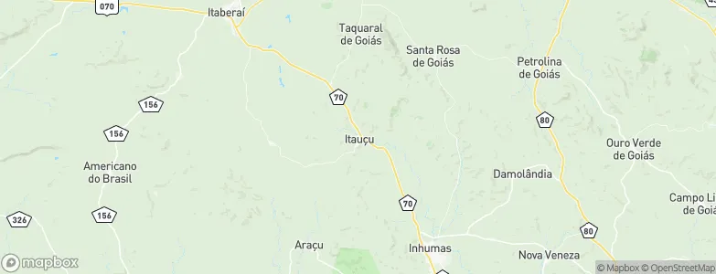 Itauçu, Brazil Map