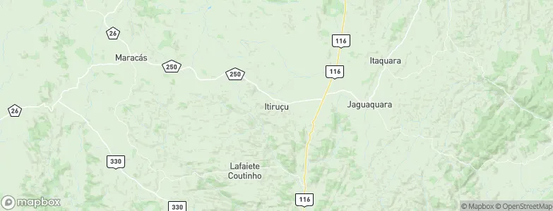 Itiruçu, Brazil Map
