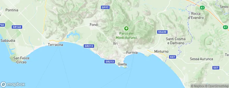 Itri, Italy Map