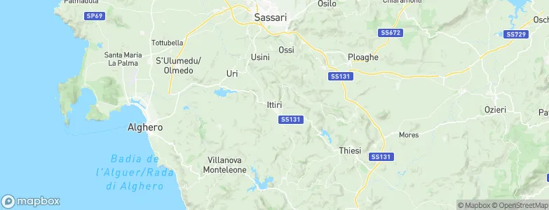 Ittiri, Italy Map
