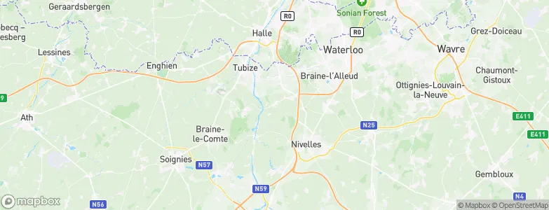 Ittre, Belgium Map