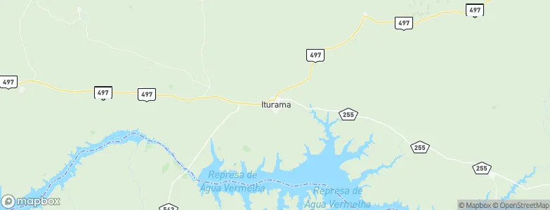 Iturama, Brazil Map
