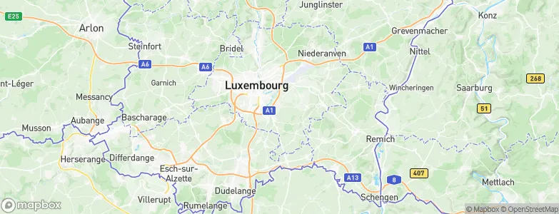 Itzig, Luxembourg Map