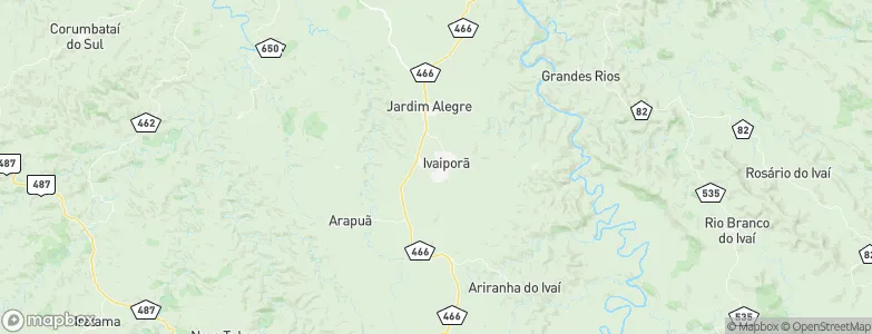 Ivaiporã, Brazil Map