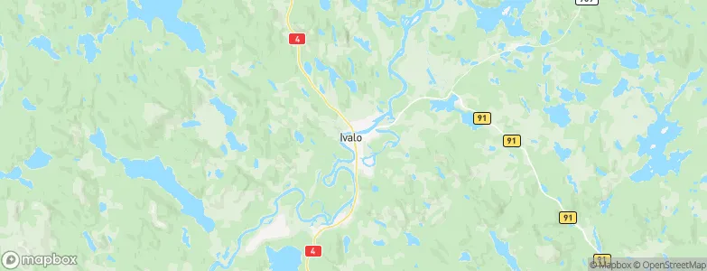 Ivalo, Finland Map
