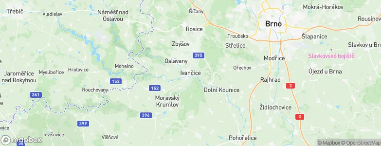 Ivančice, Czechia Map