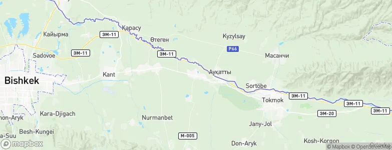Ivanovka, Kyrgyzstan Map