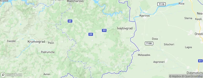Ivaylovgrad, Bulgaria Map