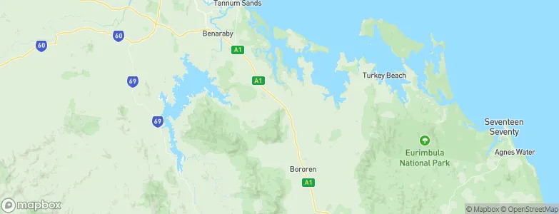Iveragh, Australia Map