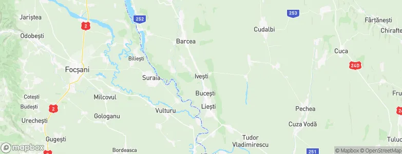 Iveşti, Romania Map