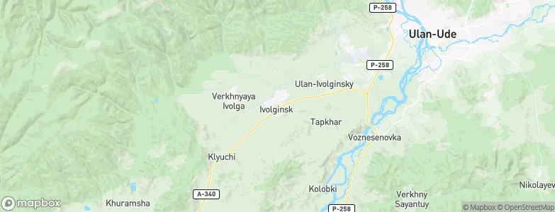 Ivolginsk, Russia Map