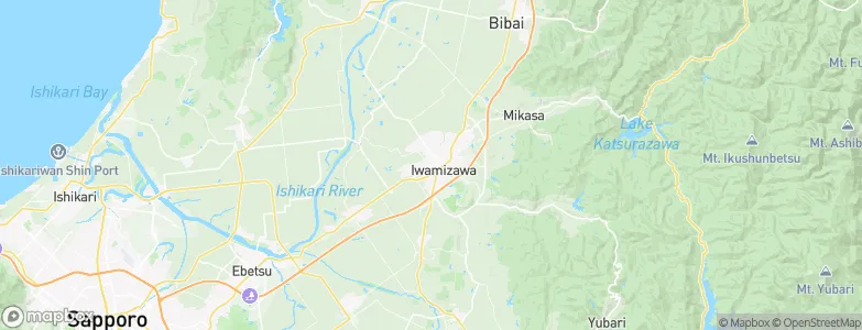 Iwamizawa, Japan Map