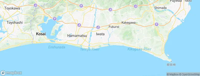 Iwata, Japan Map