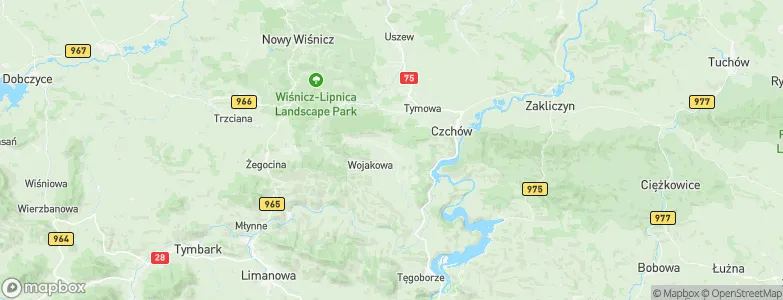 Iwkowa, Poland Map