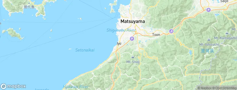 Iyo, Japan Map