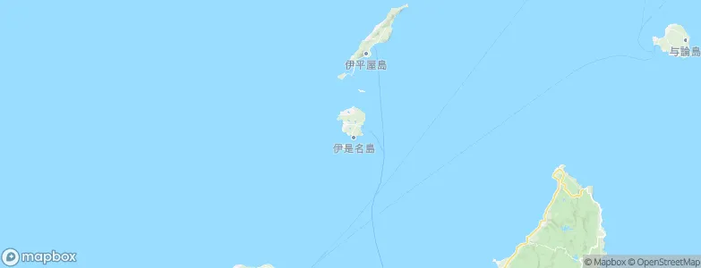 Izena, Japan Map