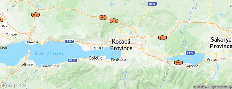 İzmit, Turkey Map